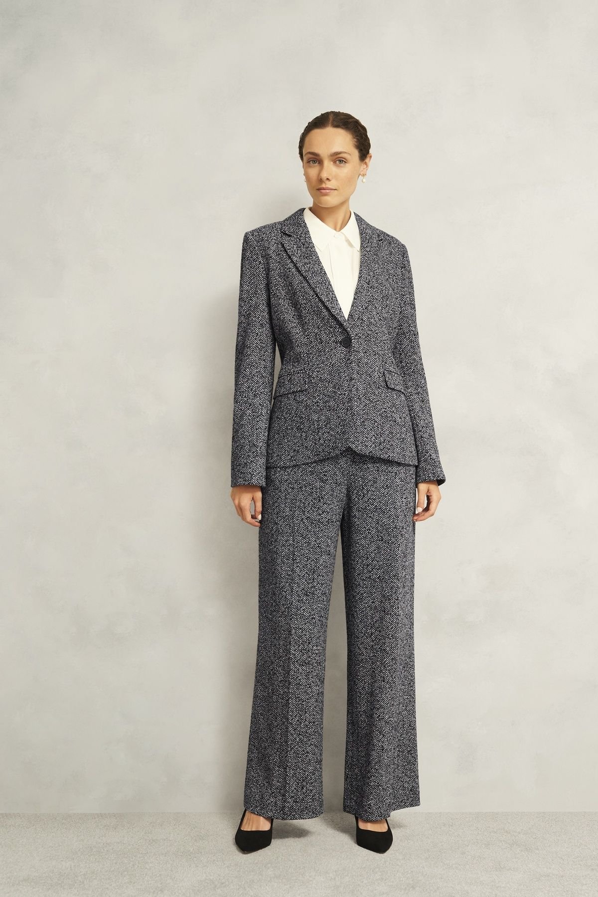 Hobbs London Hobbs London Women's Marlyn Jacket in Charcoal - 3