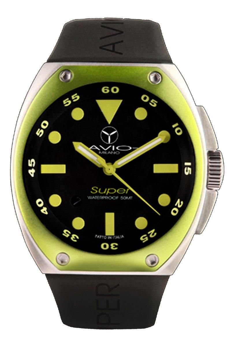 Avio Milano Avio Milano Men's Super Black Watch - 3