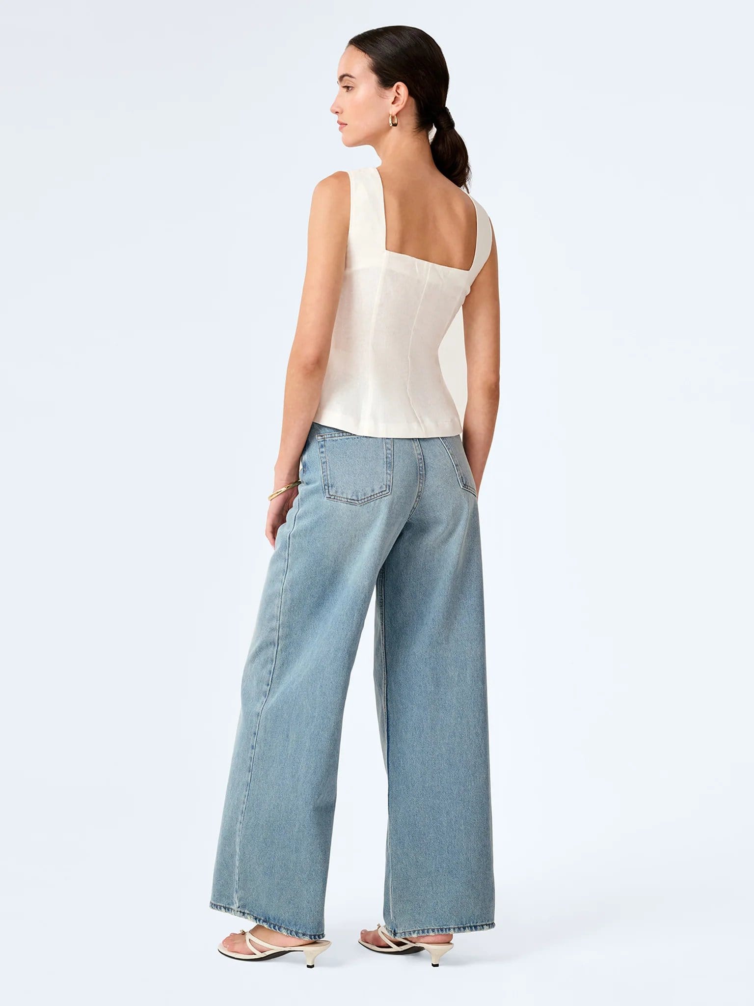 OMNES Oprah Top in White - 4