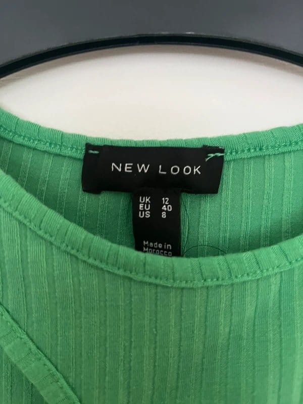 New Look Green bodysuit with shoulder cut out - 1