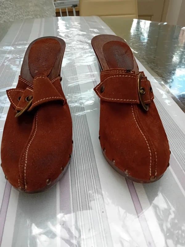 New Look New look leather clogs size39 tan