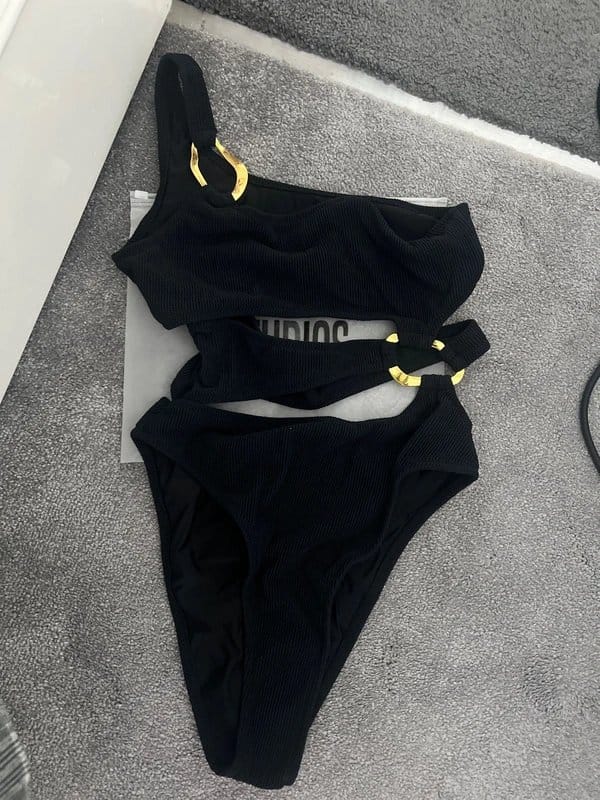 Milana Studios Black Cutout Swimsuit