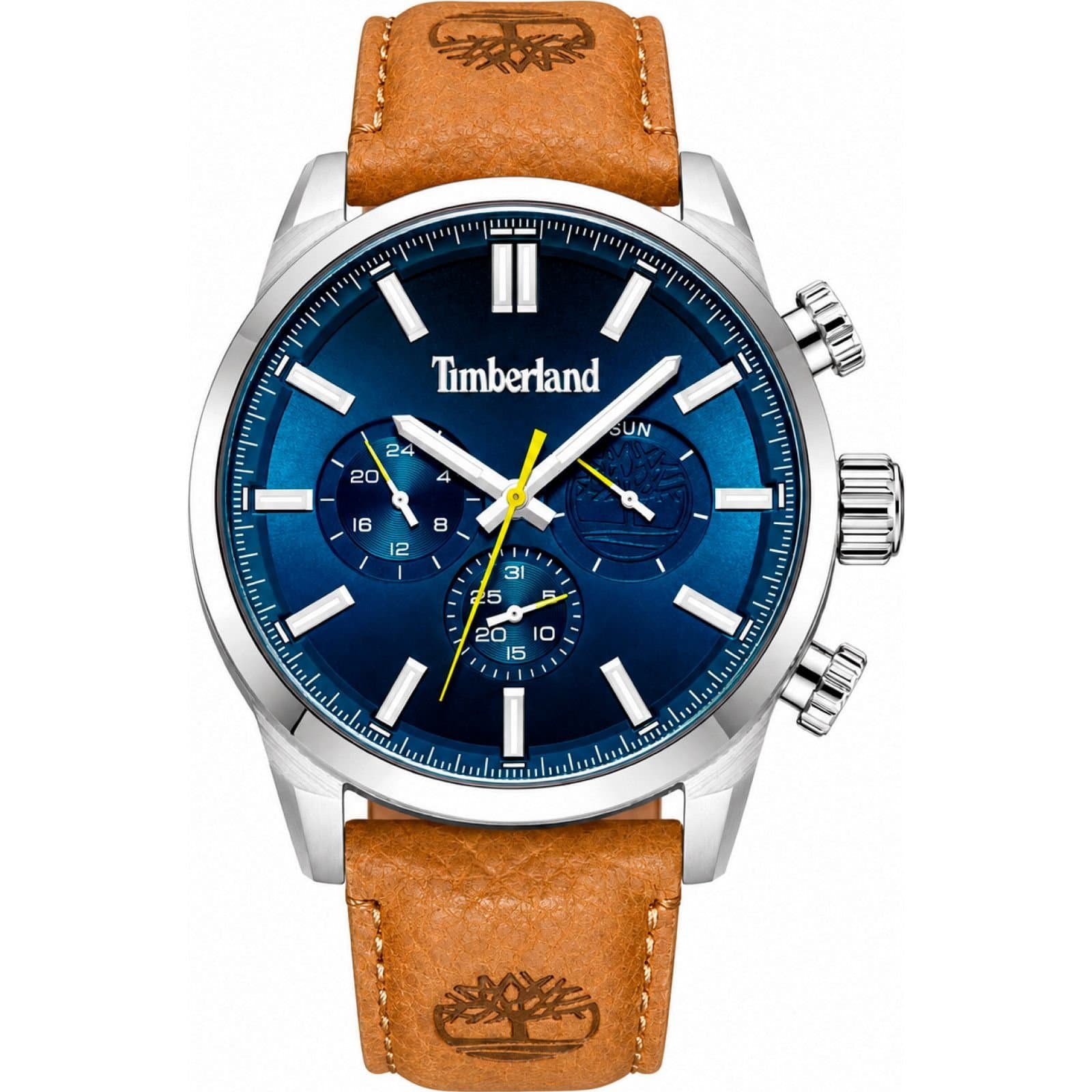 Timberland Timberland Men's TDWGF0028702M Henniker II 53mm Quartz Watch in Brown