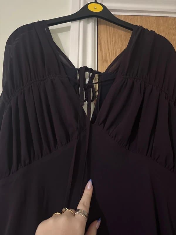 ASOS Asos purple chiffon dress