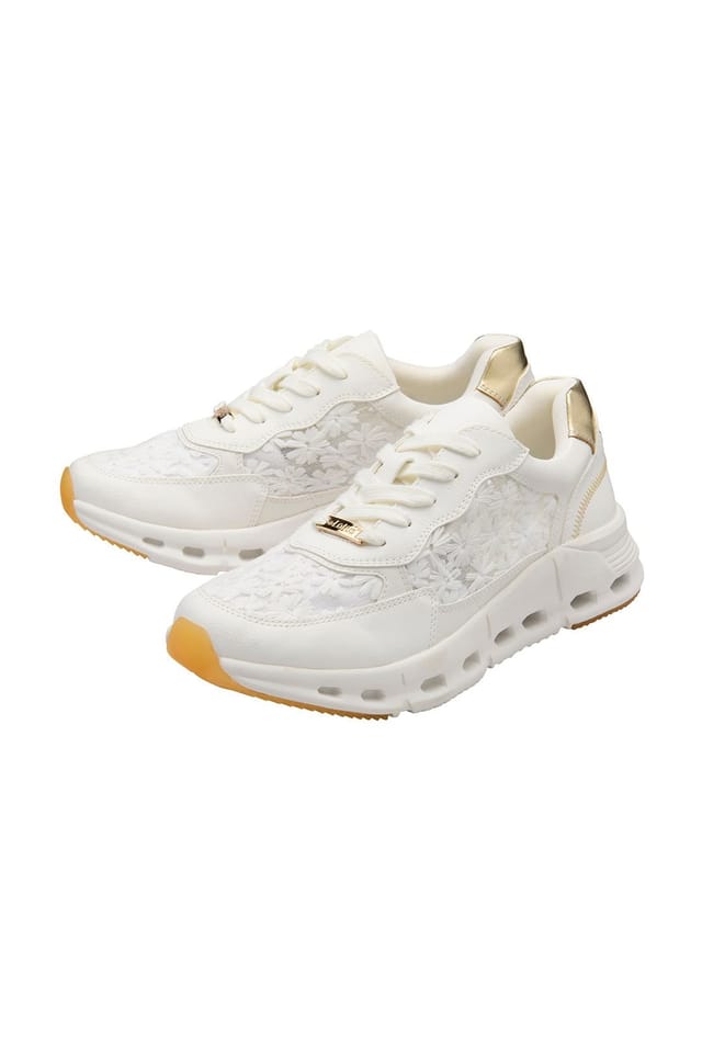 Lotus Lotus Women's White 'Flossie' Lace-Up Trainers - 2