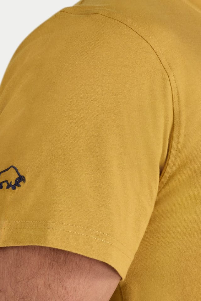 raging bull Raging Bull Men's Mountain Adventures T-Shirt in Mustard - 3