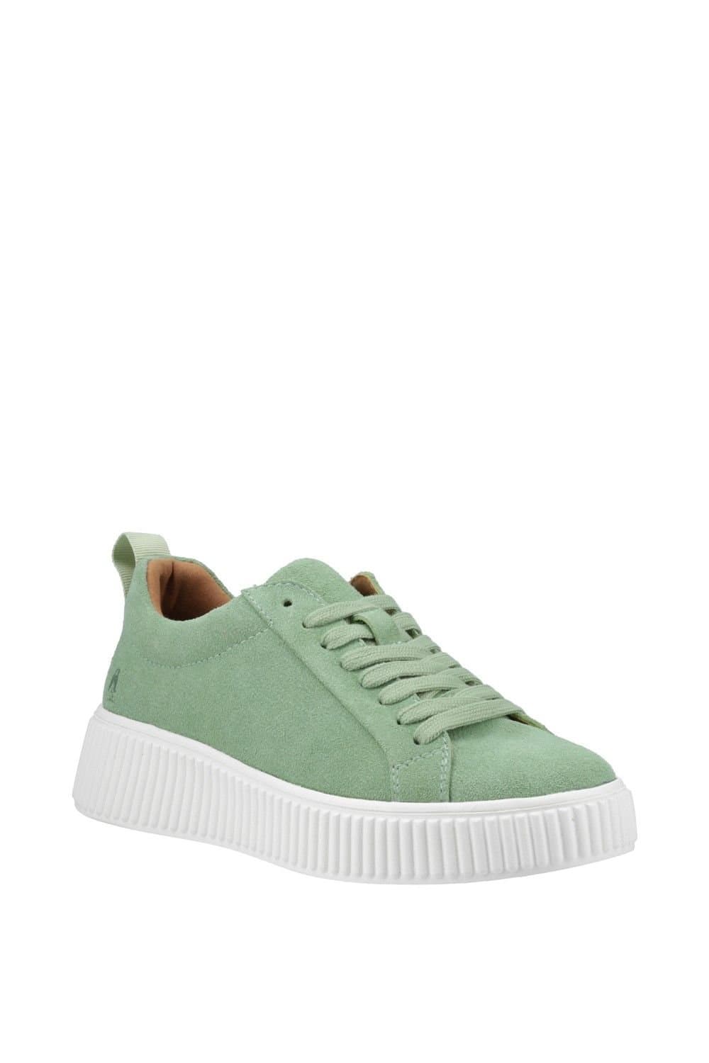 Hush Puppies Hush Puppies Green Suede Sneaker for Women