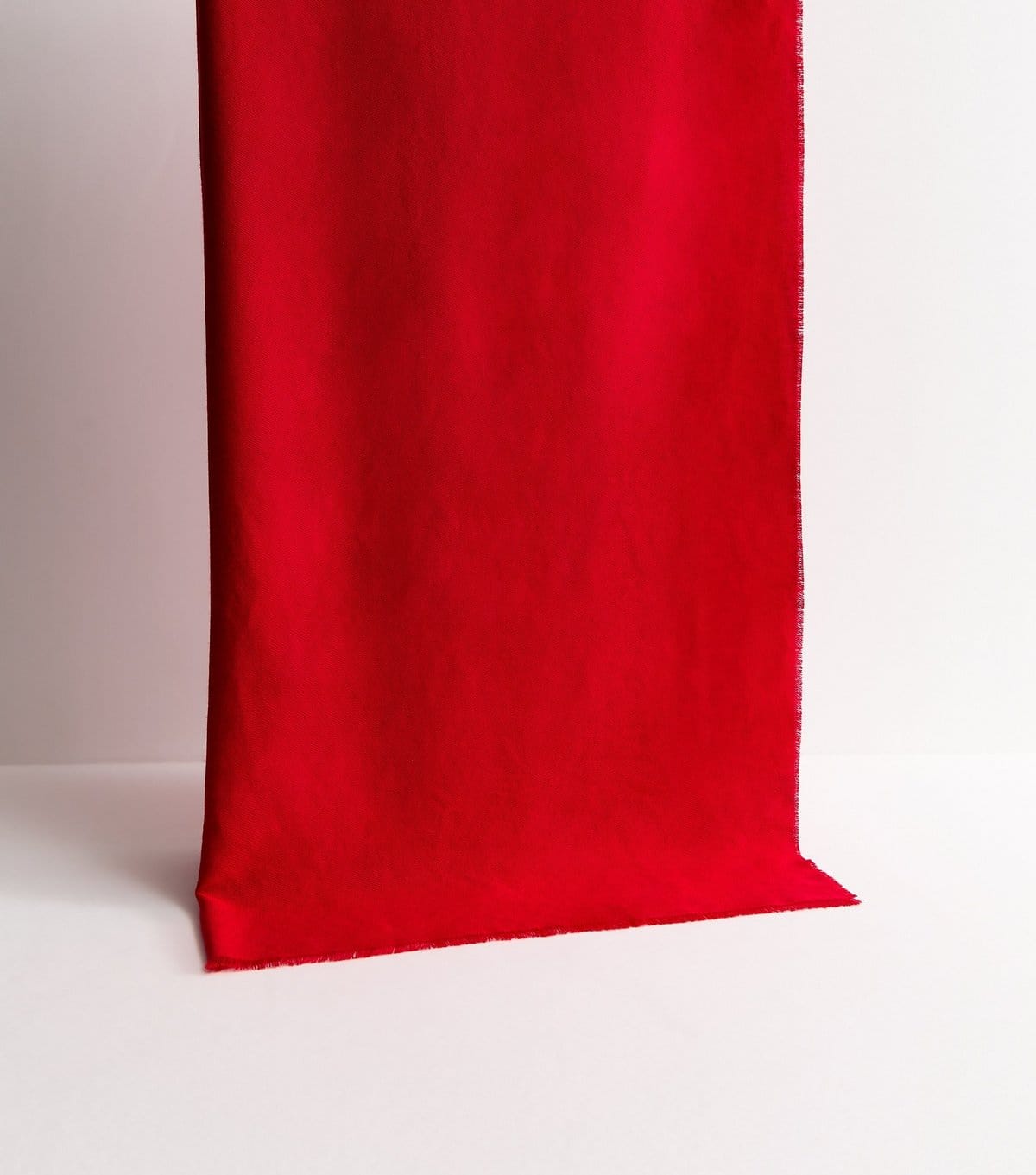 New Look Bright Red Classic Plain Scarf New Look - 1