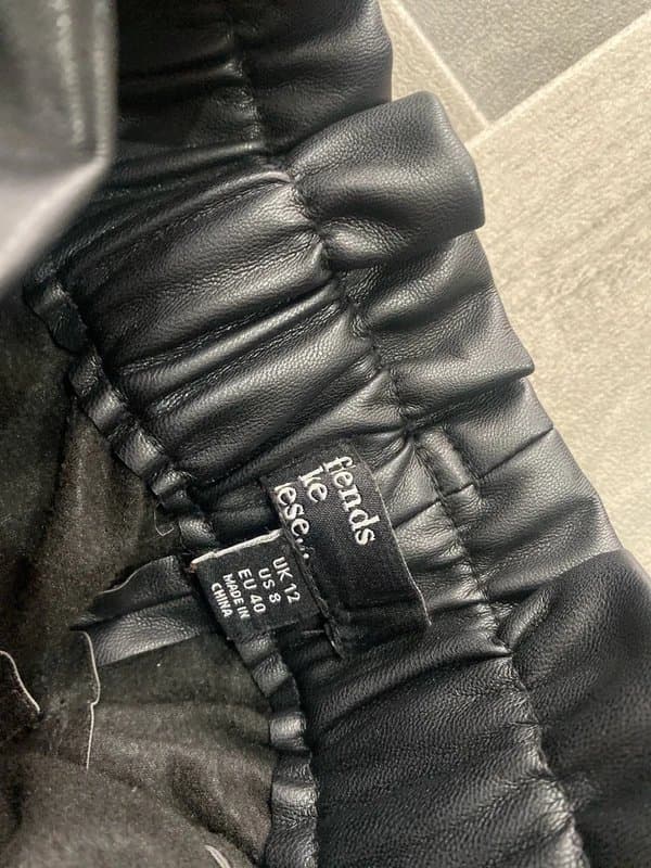 ASOS Woman’s asos leather trousers size 12