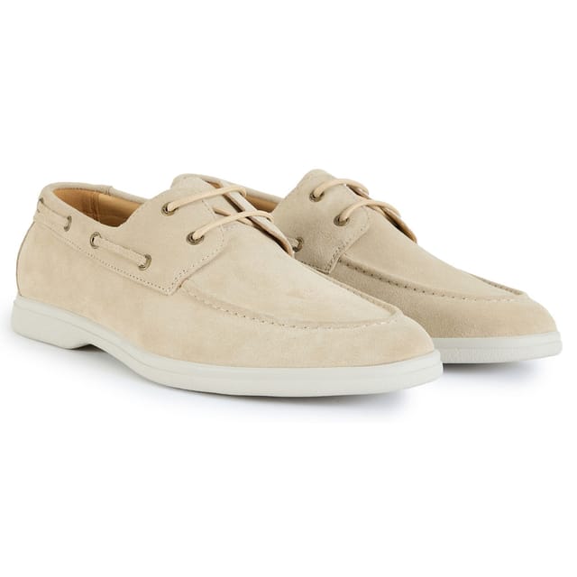 Simon Carter SIMON CARTER Men's Trovo Boat Shoe Shoes in Taupe - 2