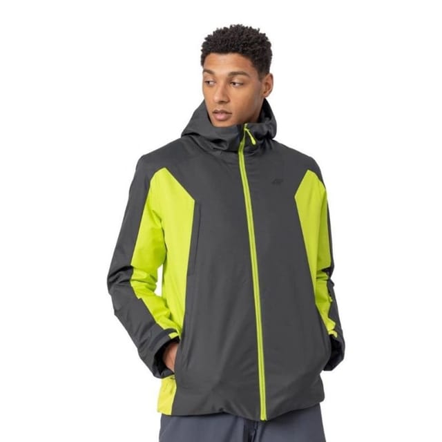 4F 4F Men's H4Z22 Ski Jacket in Light Grey - 3