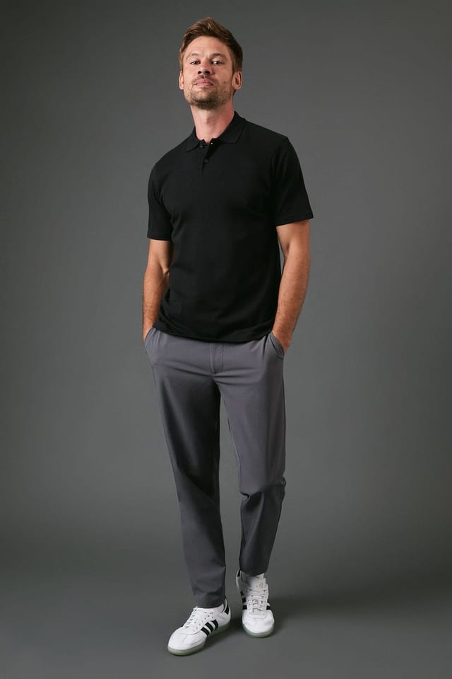Burton Burton Men's Black Jersey Polo Shirt - 2