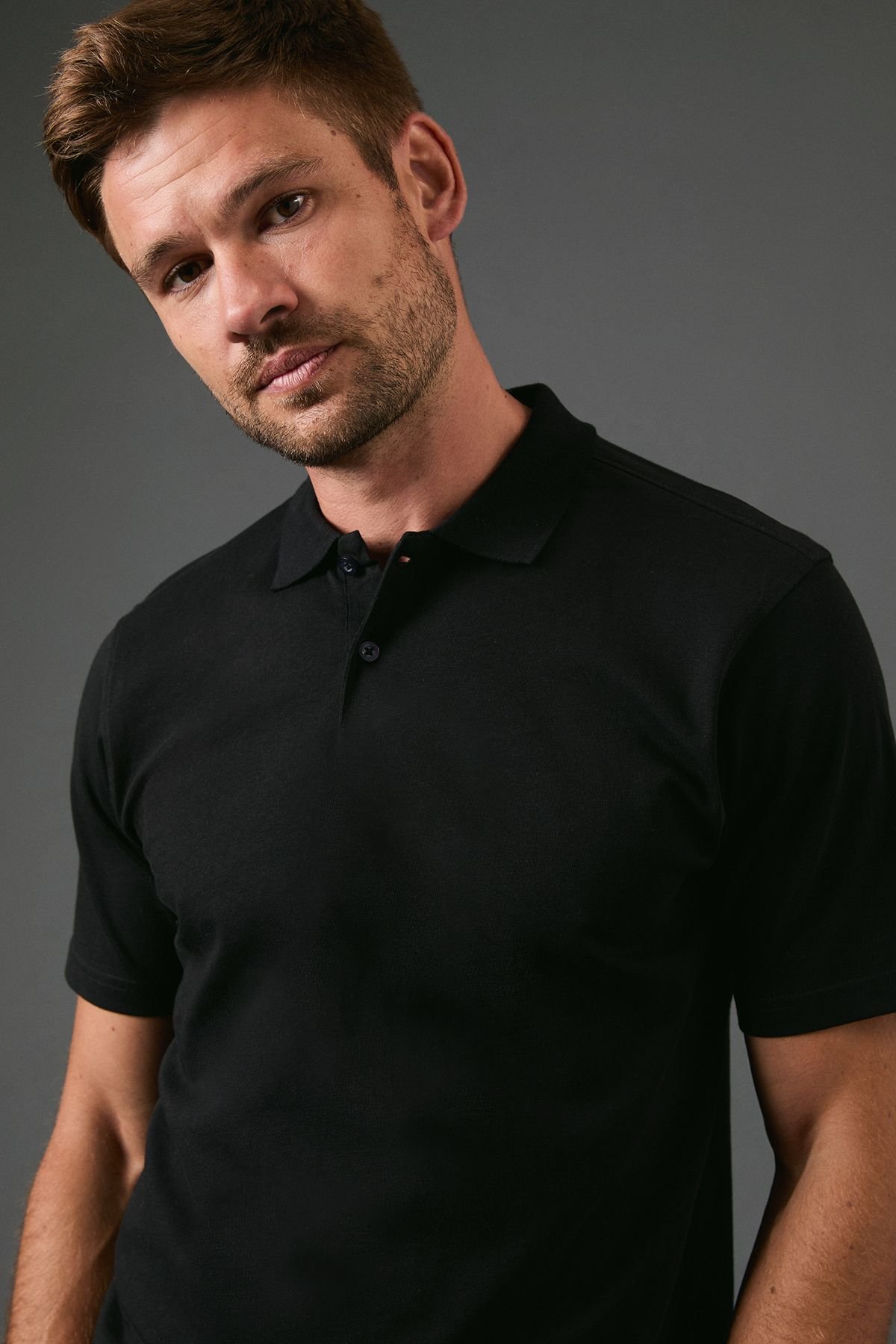 Burton Burton Men's Black Jersey Polo Shirt - 4