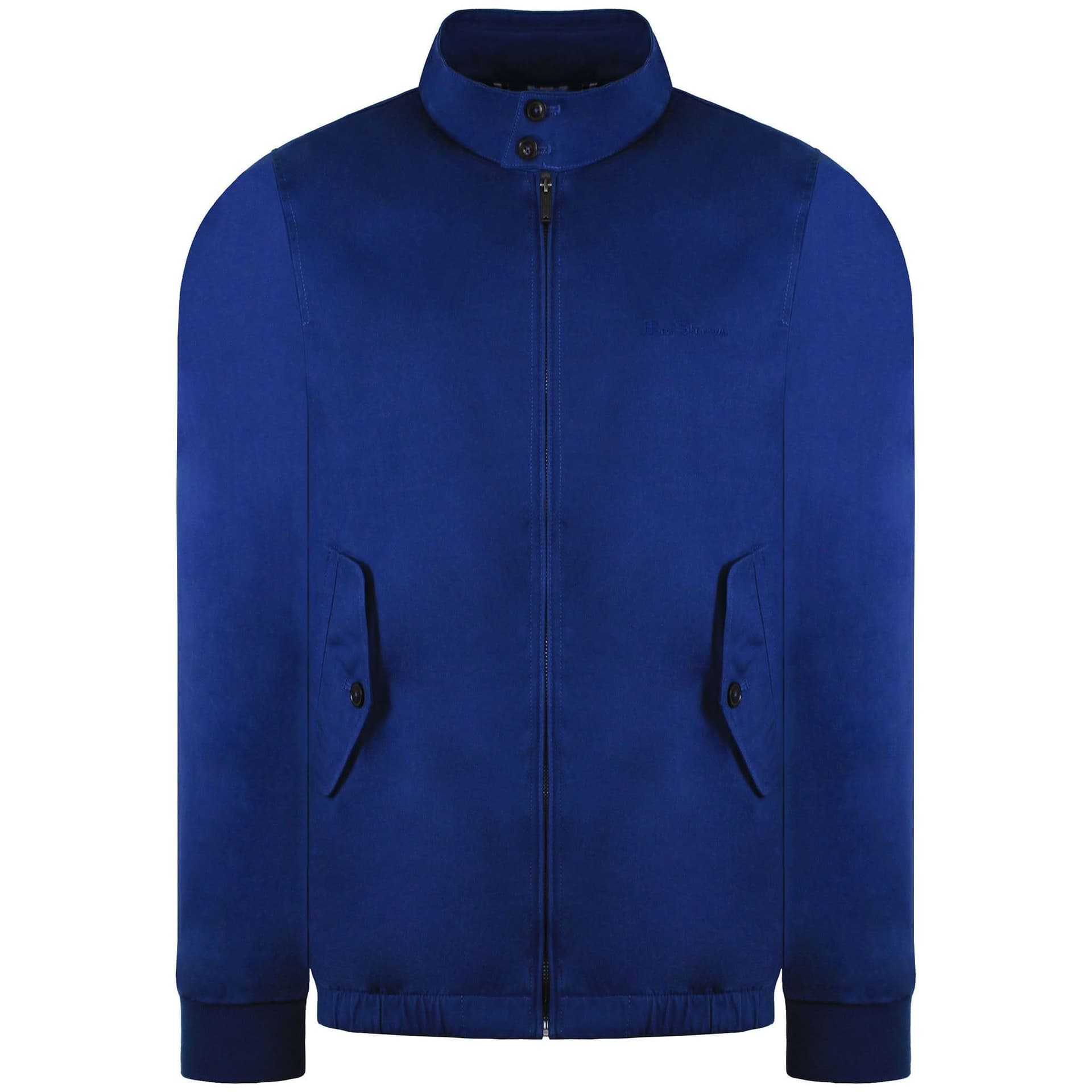 Ben Sherman Ben Sherman Men's Signature Blue Harrington Jacket