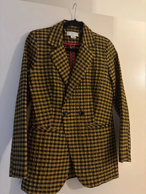 Never Fully Dressed Never Fully Dressed Gingham Blazer