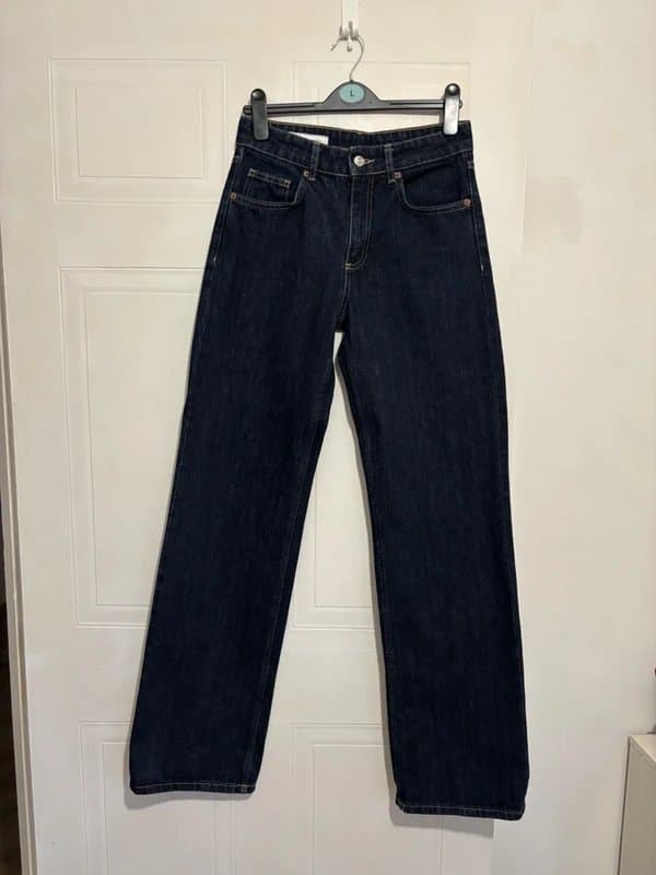 Zara Zara dark blue denim jeans size 34