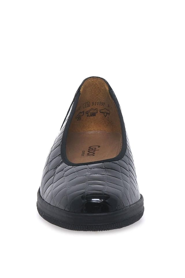 Gabor Gabor Women's 'Piquet' Wide Fit Pumps in Black - 2