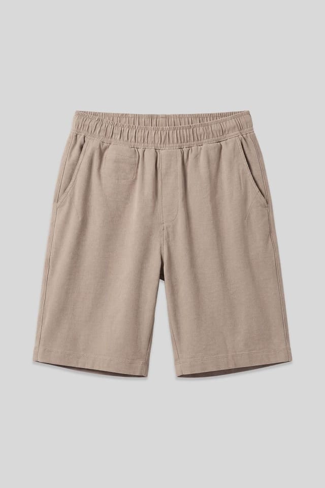 Tommy Life Tommy Life Men's Woven Chino Shorts in Beige - 2