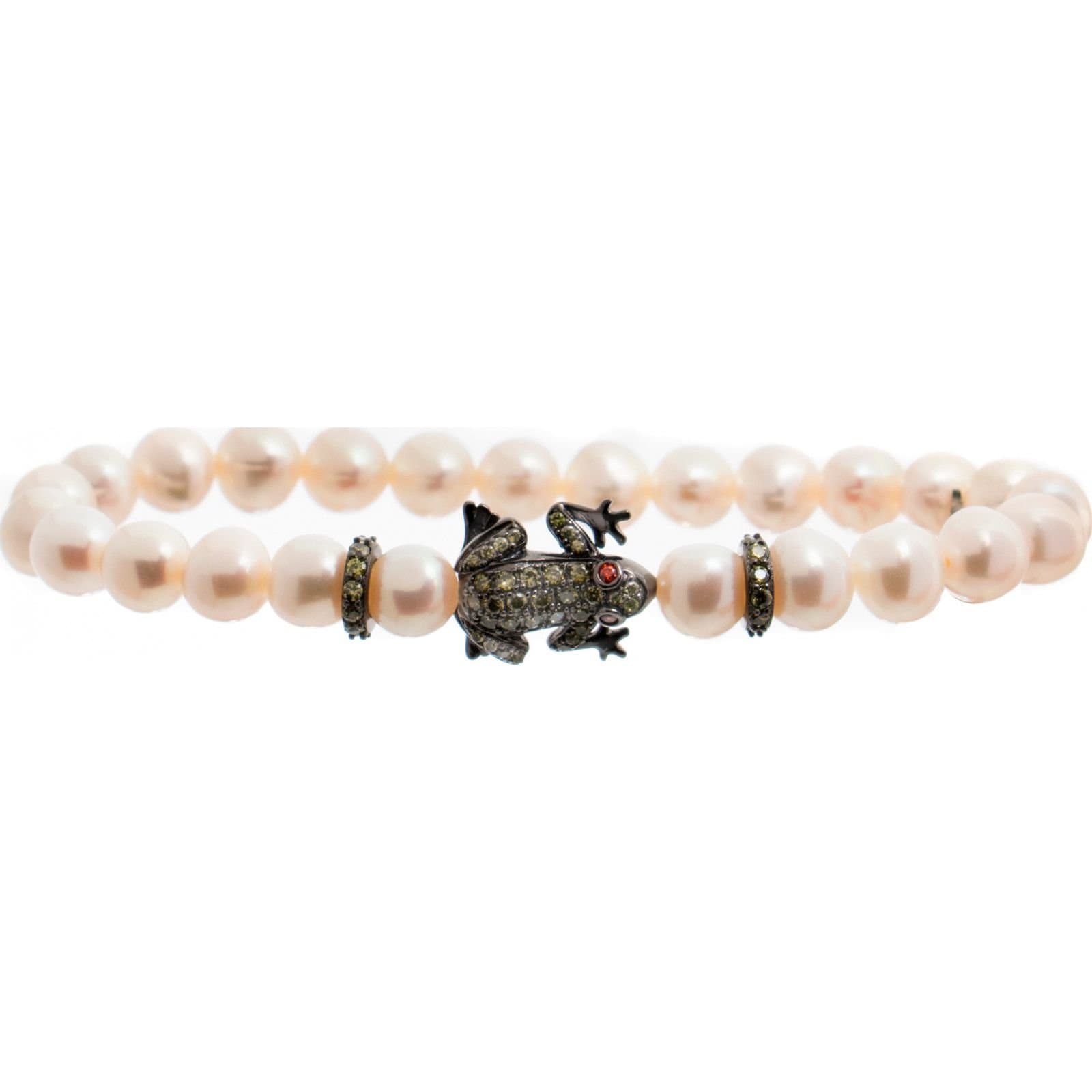 Lancaster Lancaster Women's JLA-BR-FROG-3-WH Bracelet in Pink
