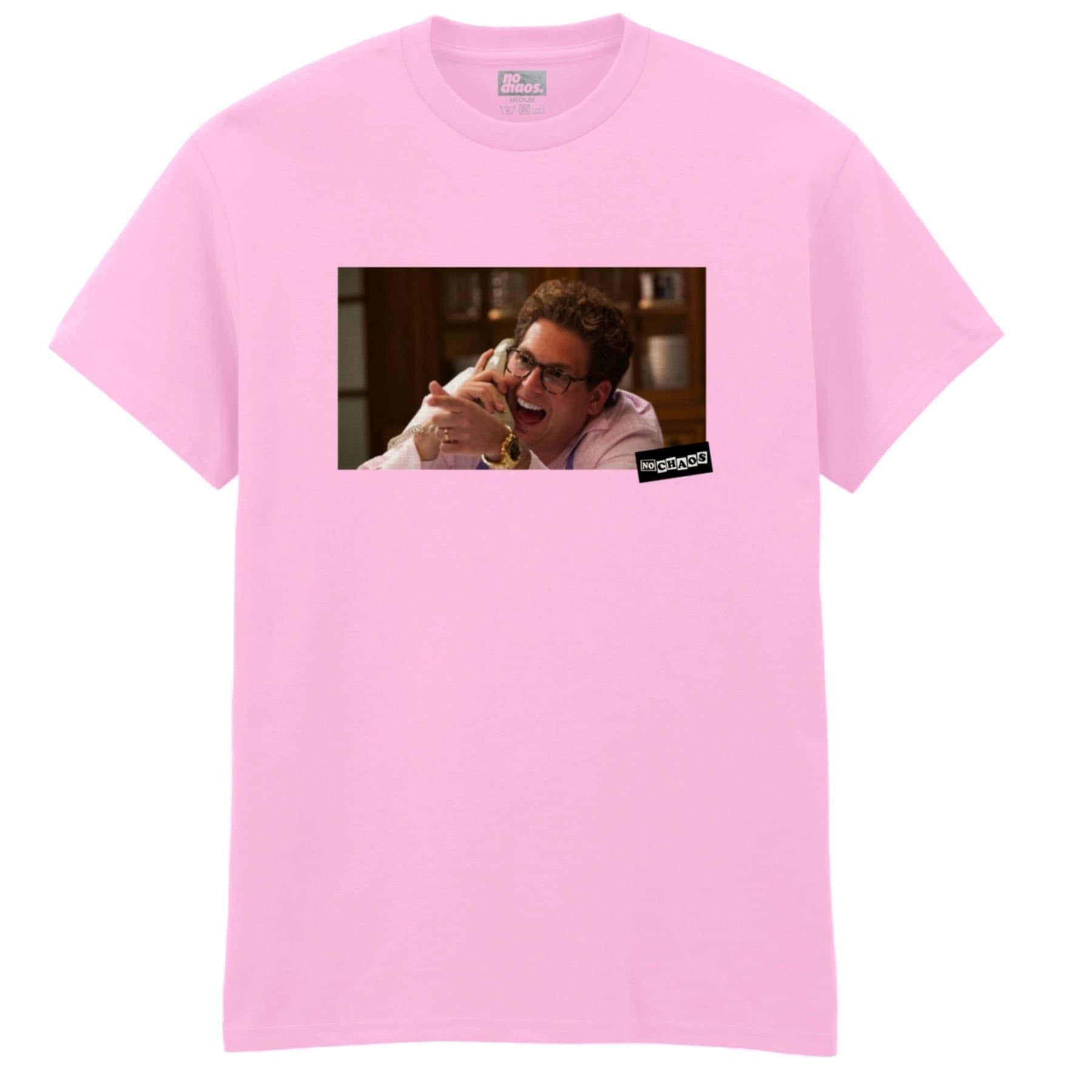 No Chaos No Chaos Men's Ludes T-Shirt in Pink