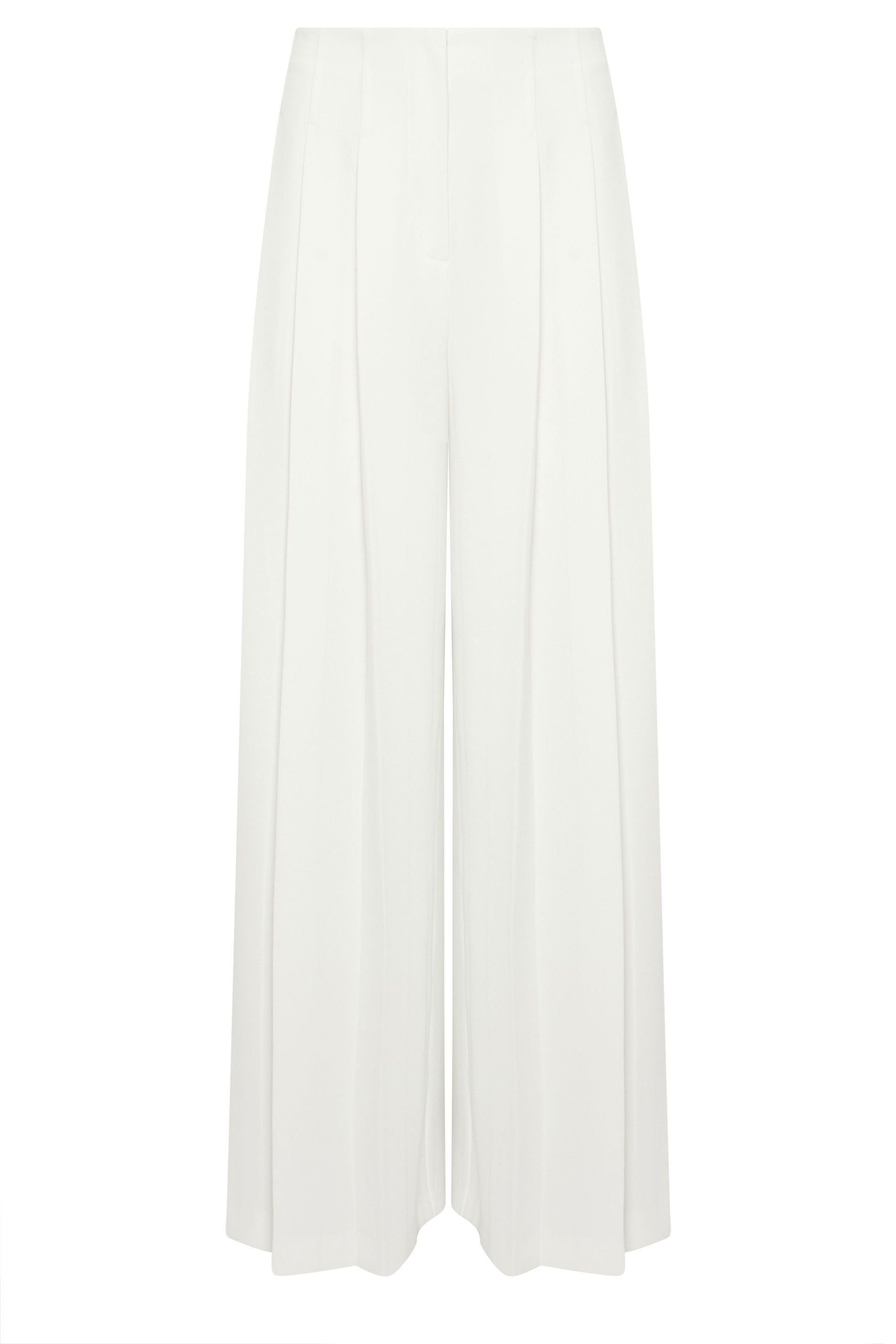 Star By Julien Macdonald Star by Julien Macdonald Women's Pleated Wide Leg Trousers in White - 2