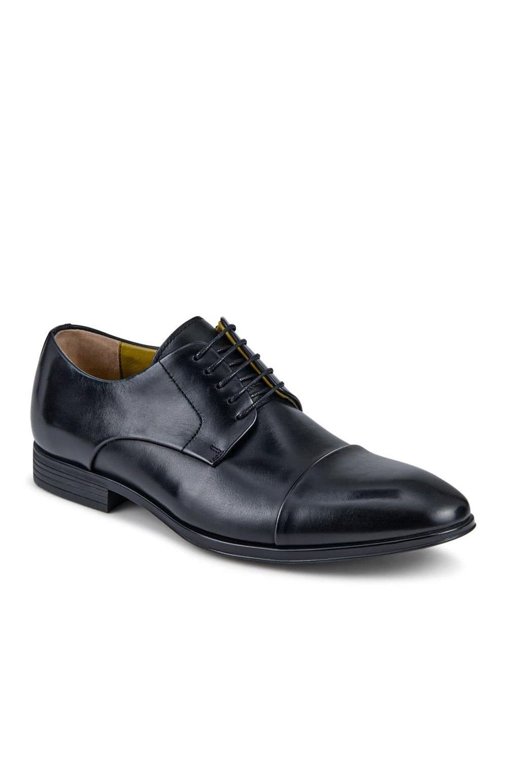 Jones Bootmaker Jones Bootmaker Men's Maidenhead Leather Derby Shoes in Black