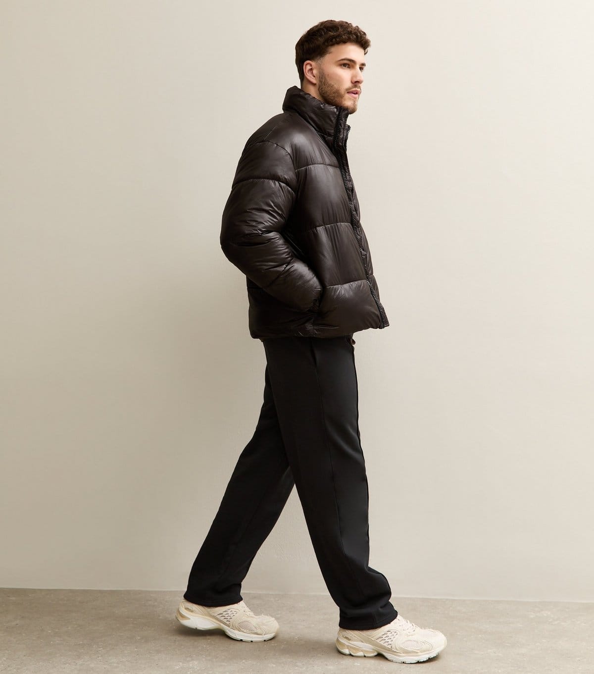 Jack & Jones Dark Brown Regular Puffer Jacket