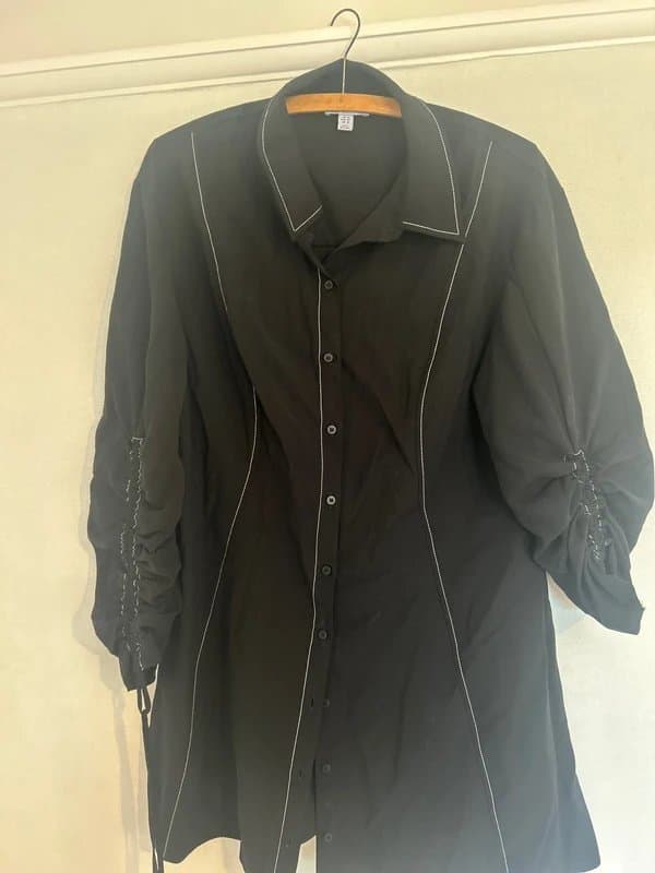 Topshop BNWT topshop 90s style shirt dress size 16