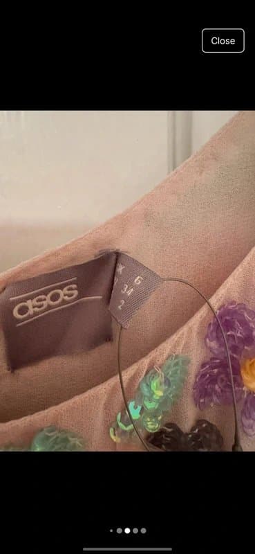 ASOS ASOS floral embellished bodice midi tulle skater dress