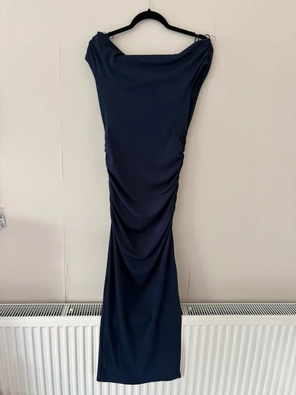 New Look Off the shoulder maxi dress with side ruching
