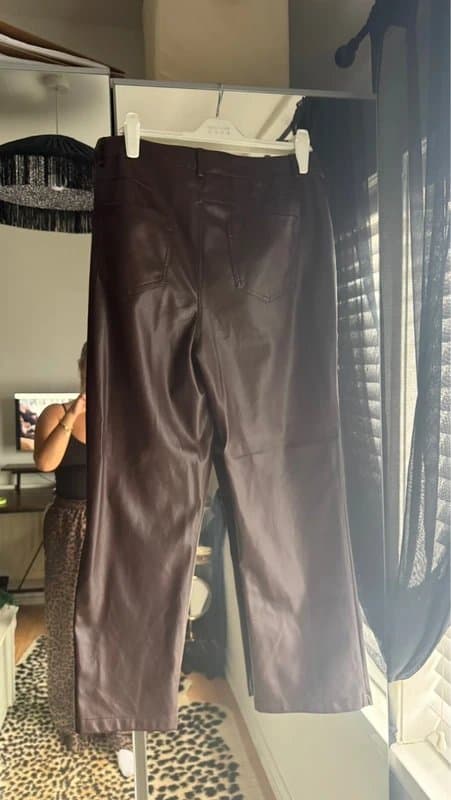 Never Fully Dressed Never fully dressed vegan leather trousers