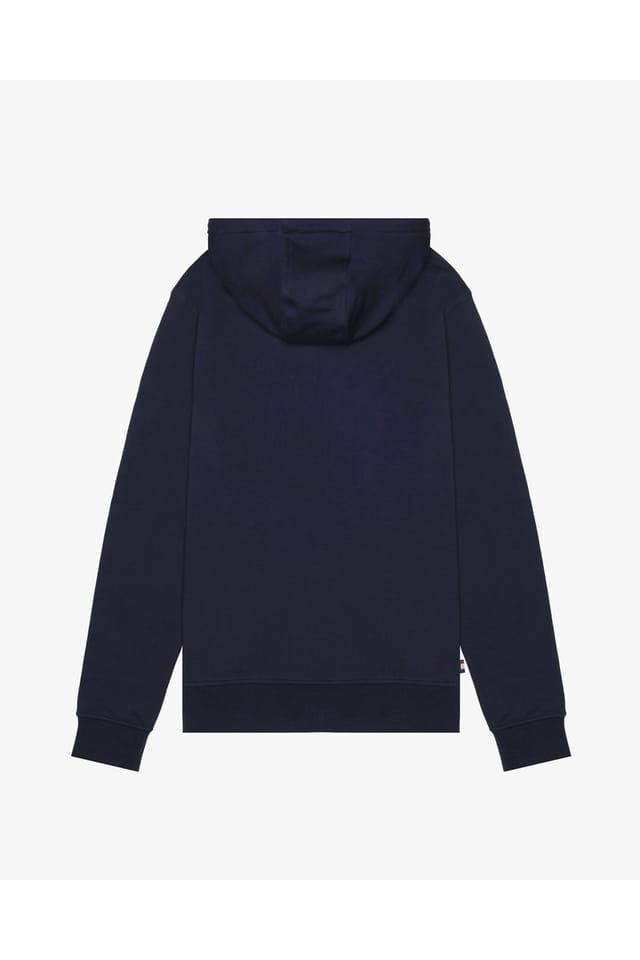 Aquascutum Aquascutum Men's Rubber Patch Hoodie Fleece Navy - 3