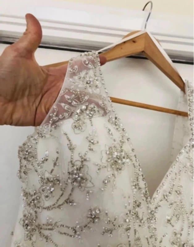 Venus Venus Backless Ivory Wedding Dress Size 14 Brand New super sparkly tulle net skirt, backless