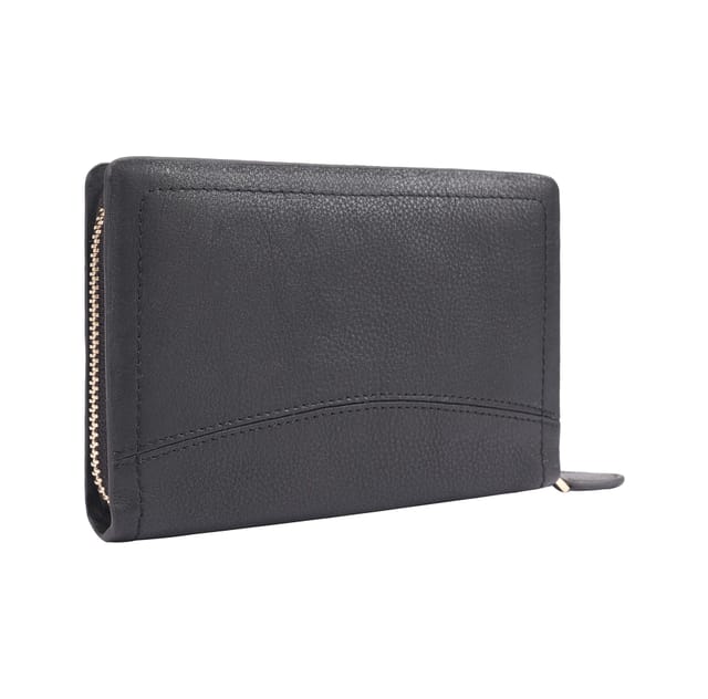Paul Costelloe Paul Costelloe Women's Tabitha Leather Purse in Black - 2