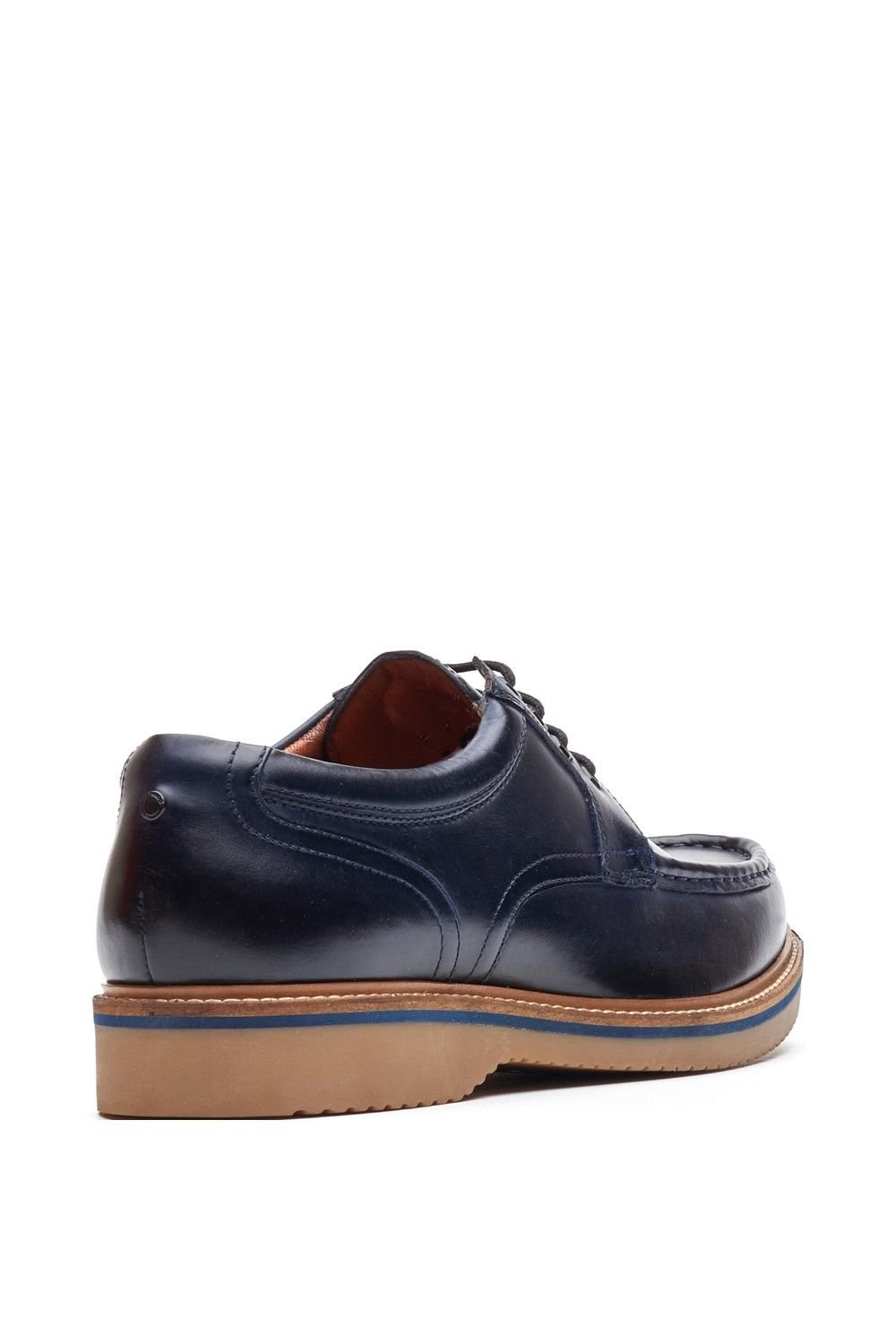 Base London Base London Men's Langdon Apron Toe Shoe in Navy - 2