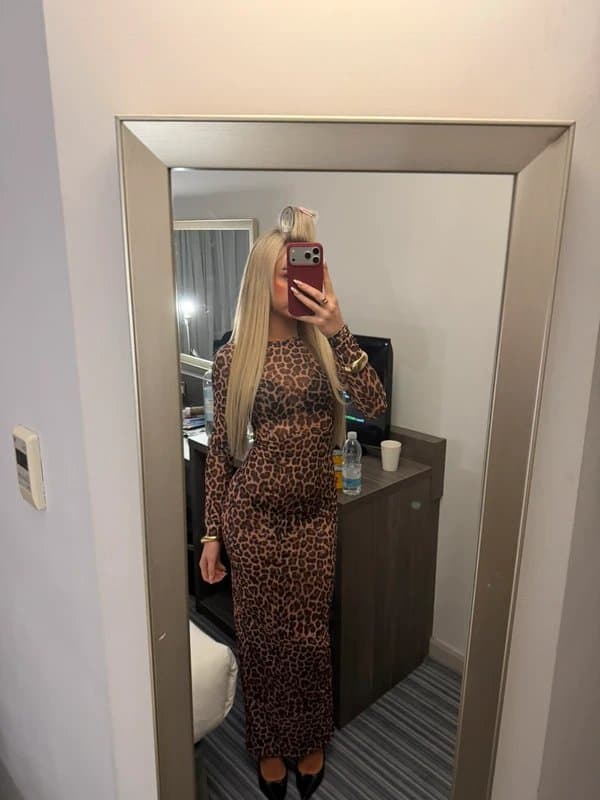 ASOS Leopard print dress