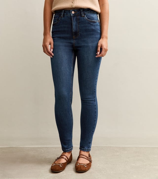 New Look Women's Petite Blue Lift & Shape Jenna Skinny Jeans New Look - 3