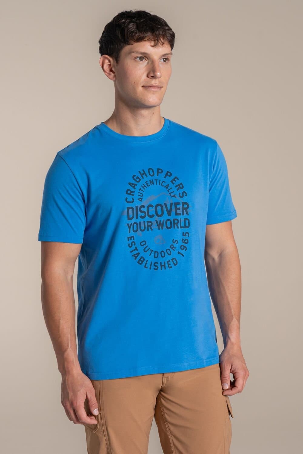 Craghoppers Craghoppers Bright Blue Cotton/Viscose T-Shirt
