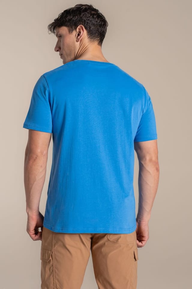 Craghoppers Craghoppers Men's Lucent Relaxed Fit Short Sleeved T-Shirt in Bright Blue - 2