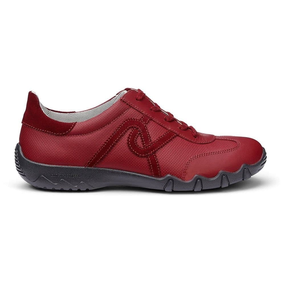 Hotter Hotter Women's 'Marianne' Trainers in Dark Red