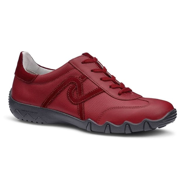 Hotter Hotter Women's 'Marianne' Trainers in Dark Red - 2