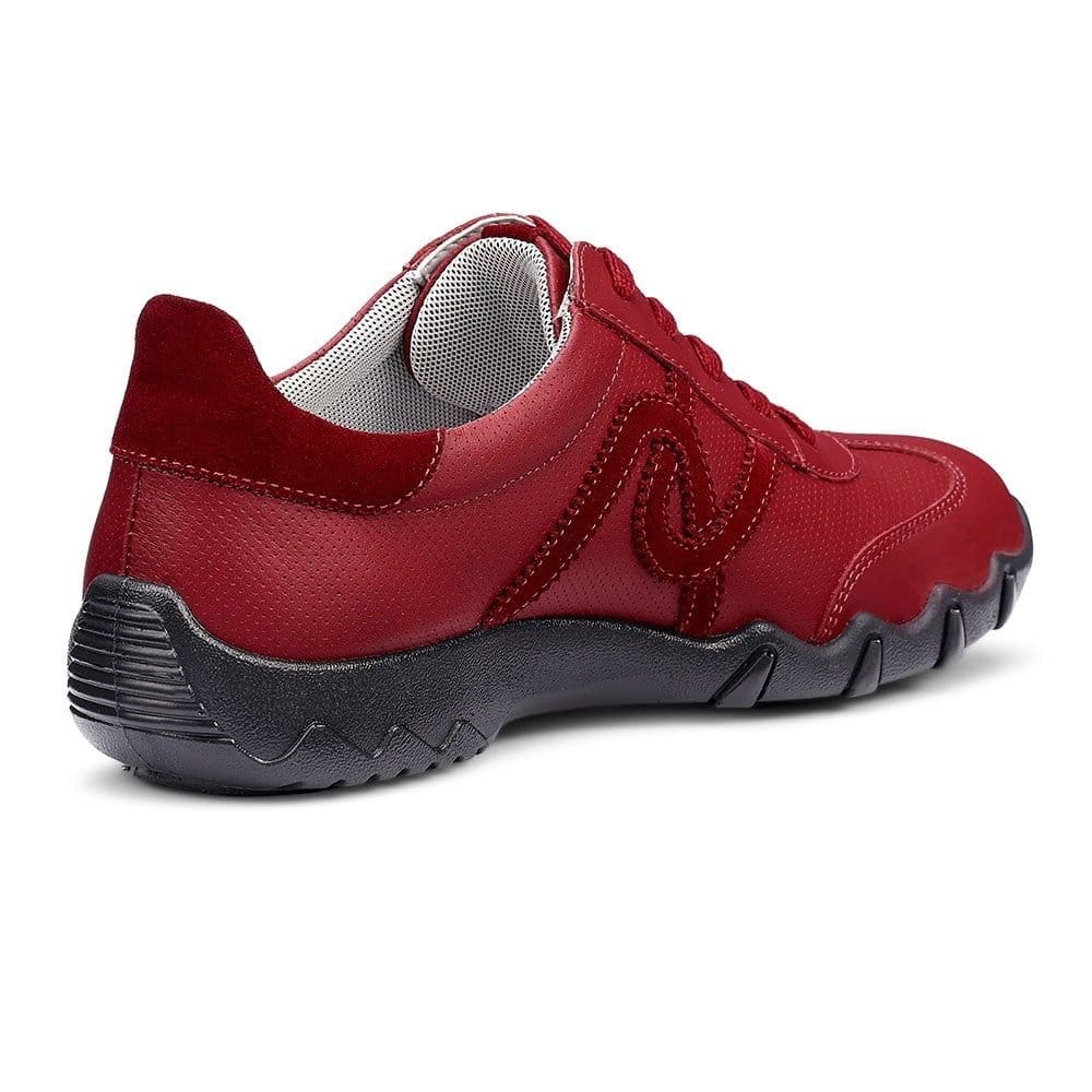 Hotter Hotter Women's 'Marianne' Trainers in Dark Red - 4