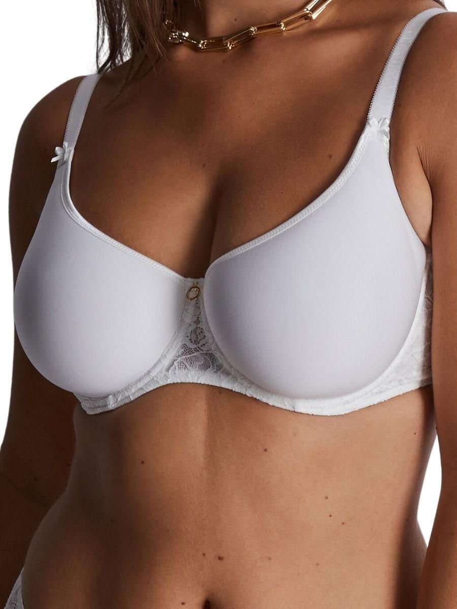 Aubade Aubade Women's Rosessence Care Spacer T-Shirt Bra in White - 3