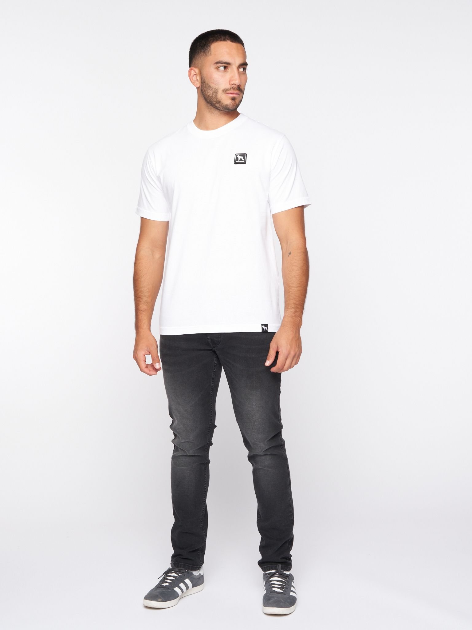 One True Saxon One True Saxon Men's Dexon T-Shirt in White - 3