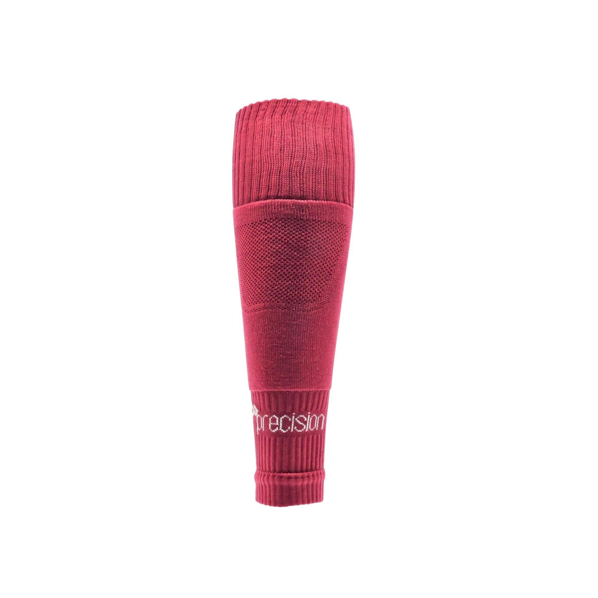 Precision Precision Men's Pro Compression Footless Socks in Maroon