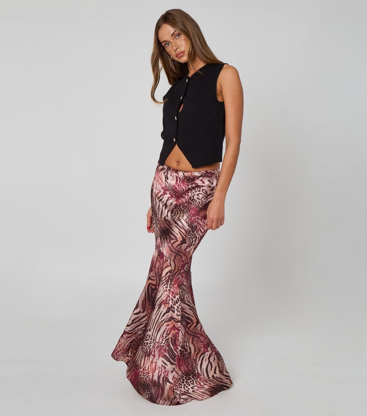 Urban Bliss Women's Black Floral Button Vest Top Urban Bliss New Look - 4