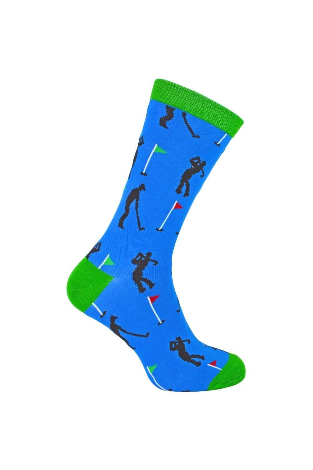 Mr Heron Mr Heron Navy Novelty Golf Bamboo Socks