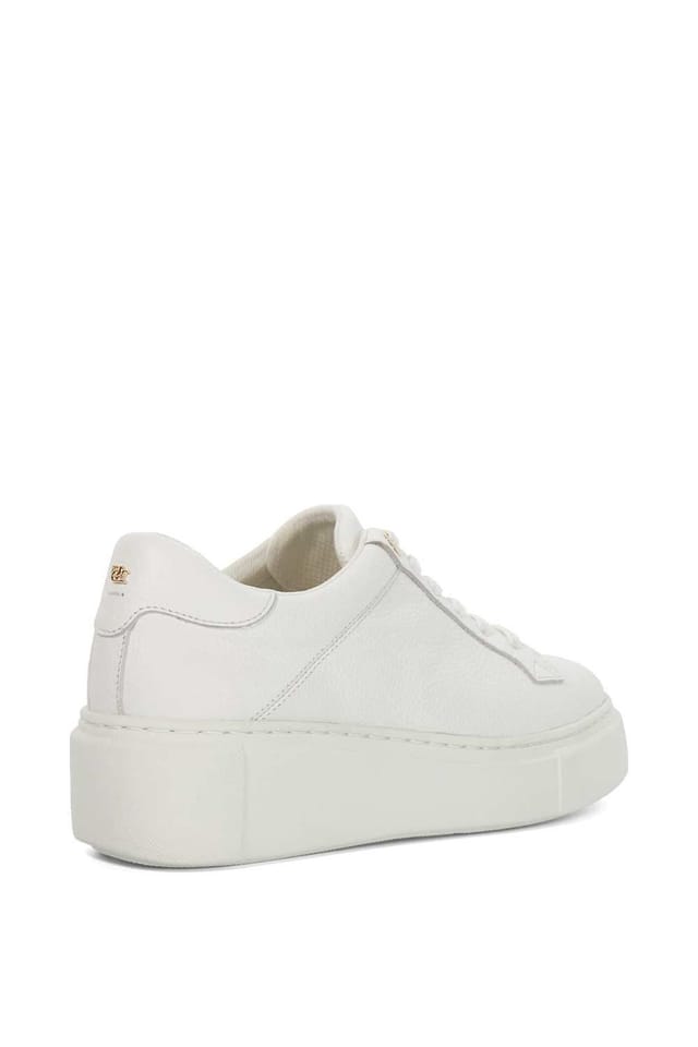 Dune London Dune London Women's 'Evienne' Leather Trainers in White - 3
