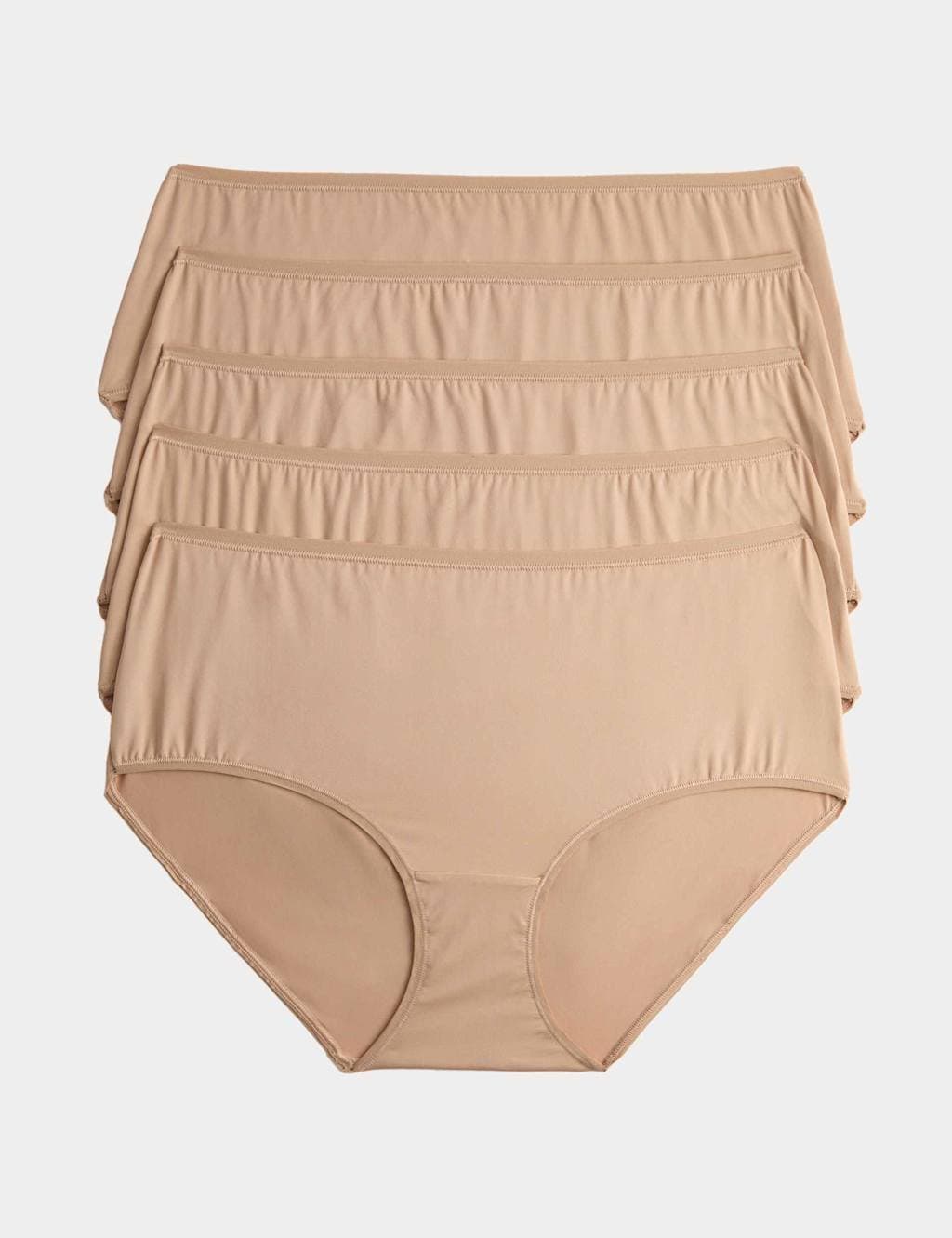 Marks & Spencer M&S 5pk Microfibre High Rise Shorts Rose Quartz