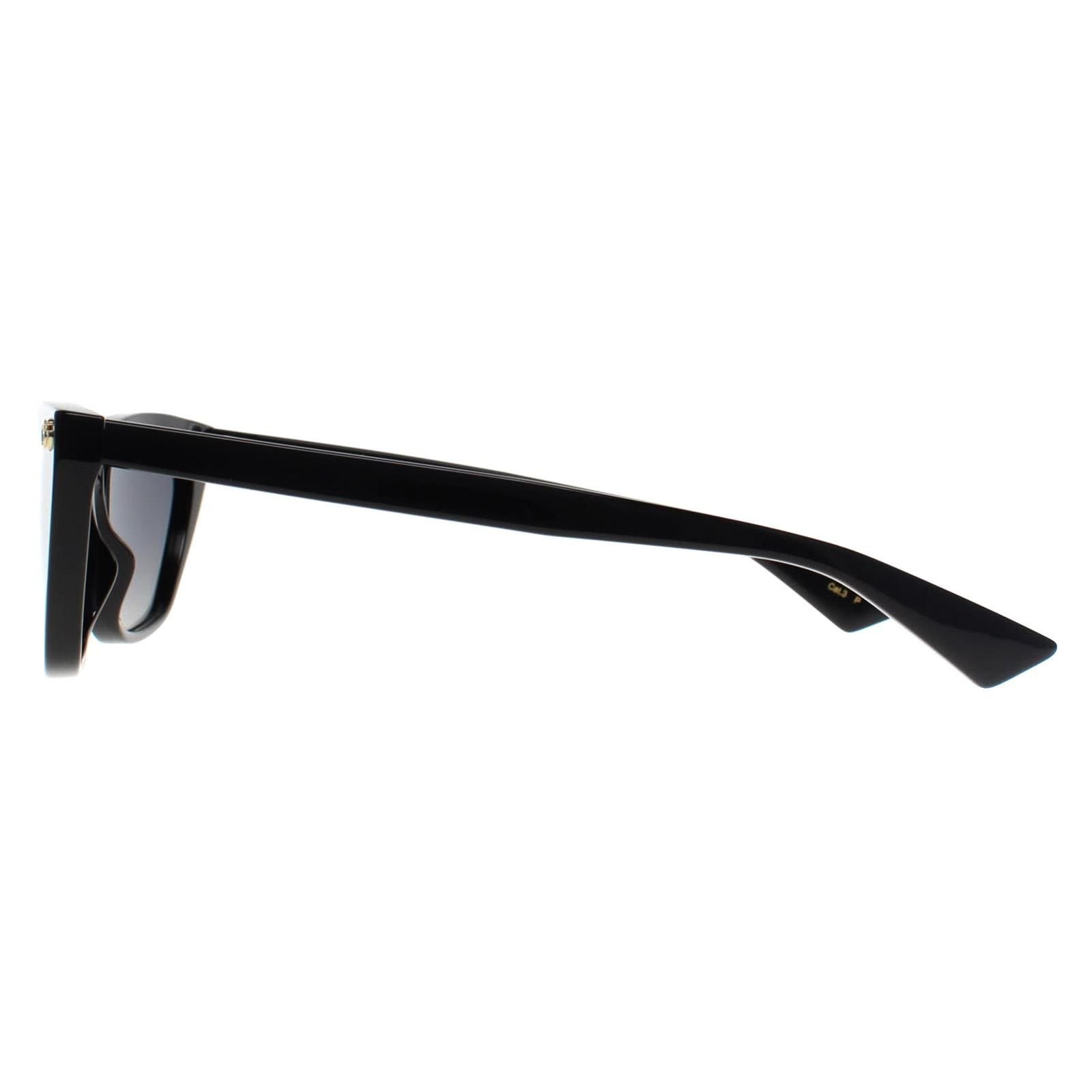 Gucci Gucci Women's Cat Eye Shiny Black Grey Gradient Polarized GG1815S - 3